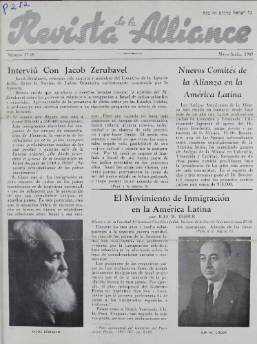 Revista de la Alliance N°17-18 (Mai-Juin 1949)